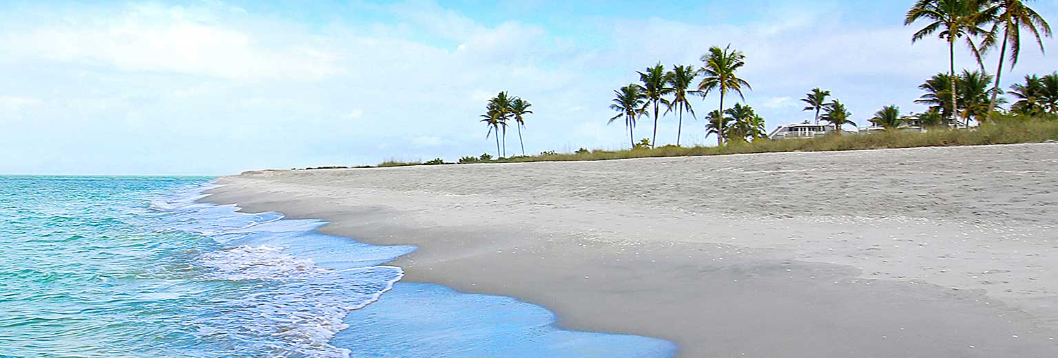 Beautiful beach side at Naples, Florida